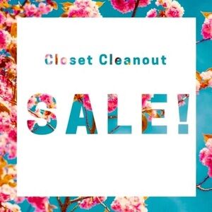 Closet Cleanout Sale Poster